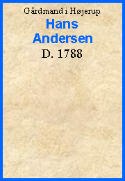 Tekstboks: Grdmand i HjerupHans AndersenD. 1788